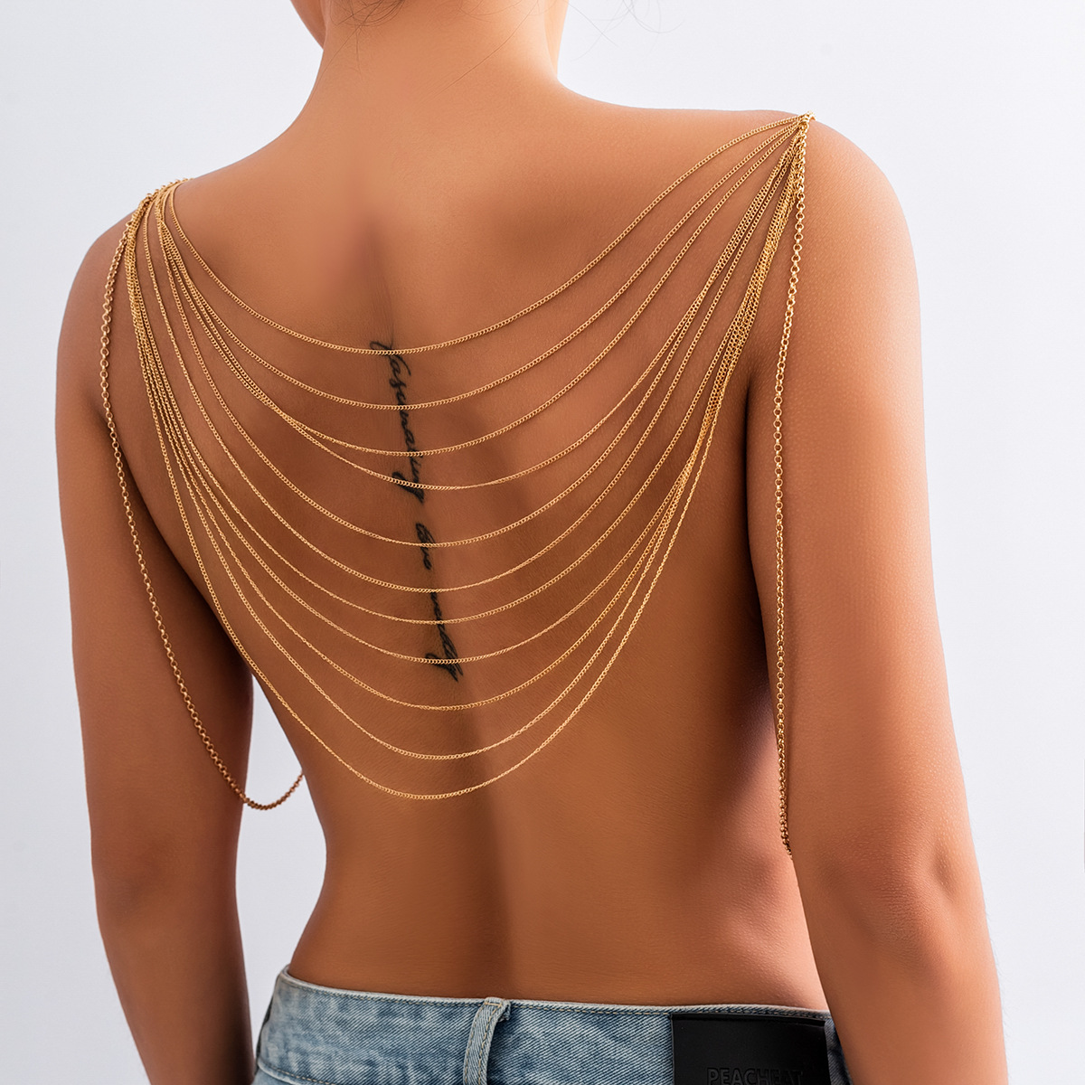 Women Fashion Jewellery - Classic Multi layered Tassel Body Chain