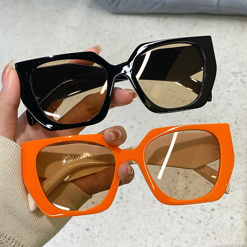 Women'S Fashion Reading Glasses - Vintage Brand Designer Polygon Sunglasses Women