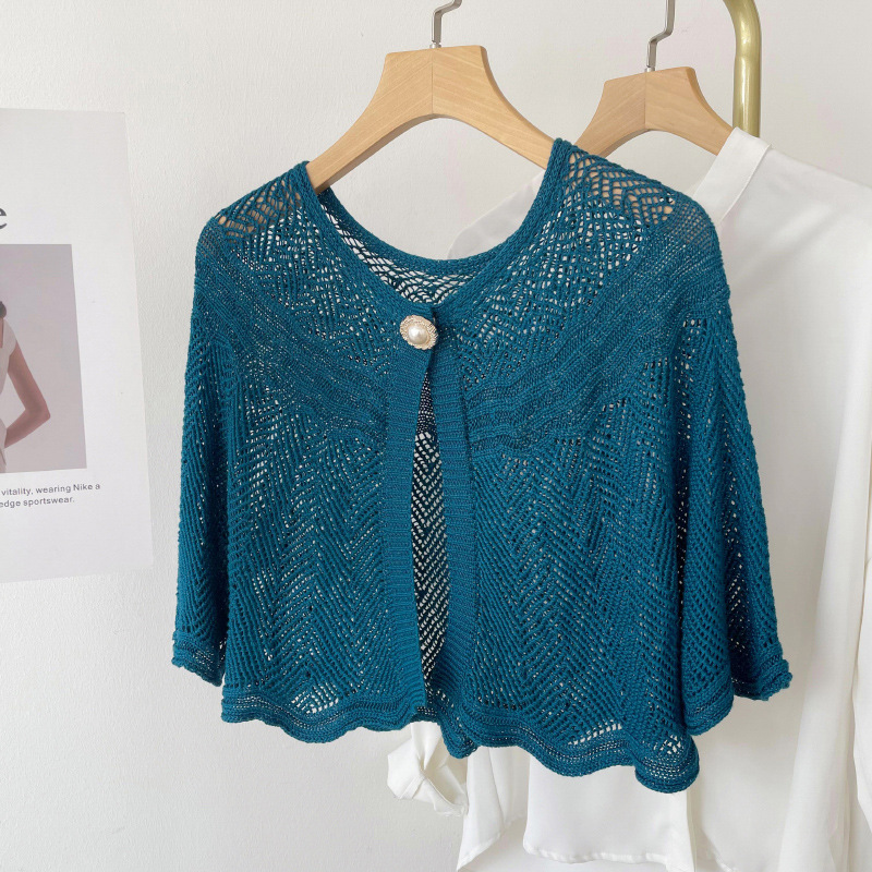 Women'S Fashion Poncho - Women Summer Elegant Crochet Knit Cape