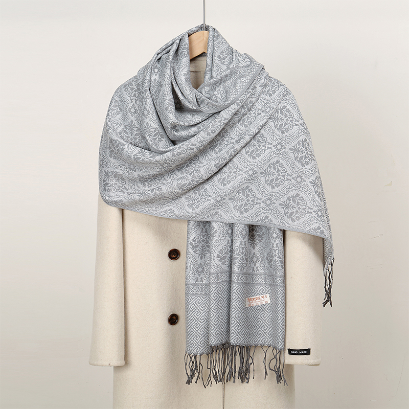Women'S Fashion Poncho - 2024 Luxury Thick Cashmere Scarf Women