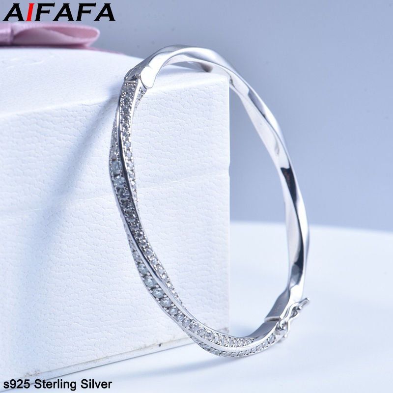 Women Fashion Jewellery - s925 Sterling Silver Bangle for Women