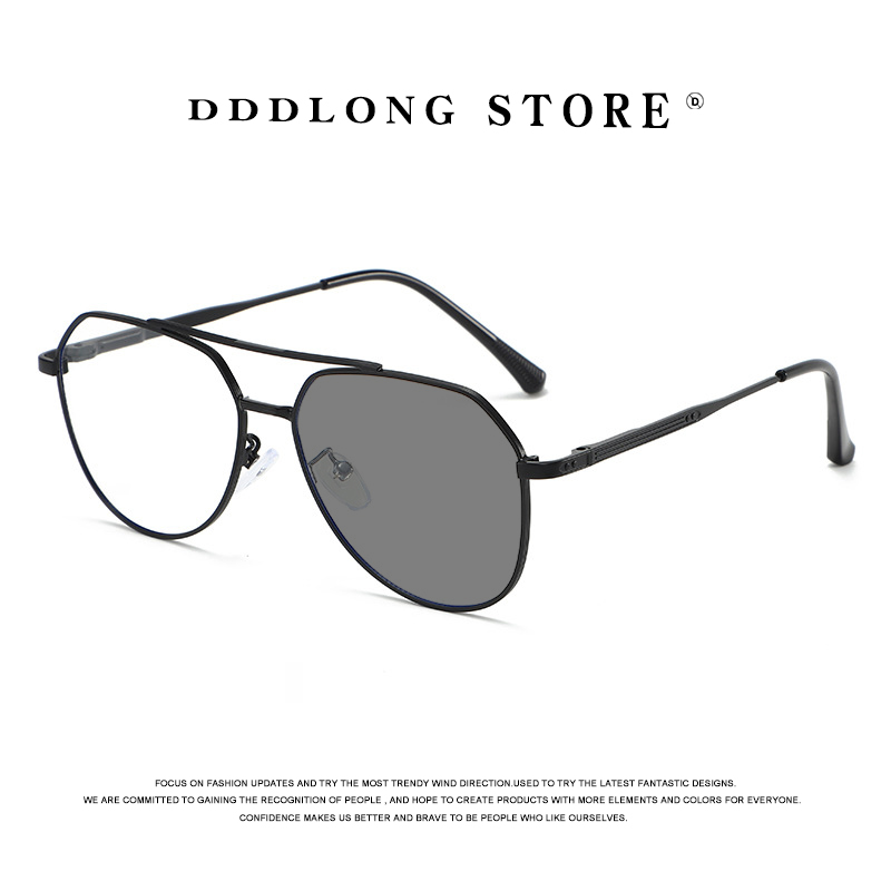 Women'S Fashion Eyewear - DDDLONG Retro Punk Fashion Pilot Photochromic