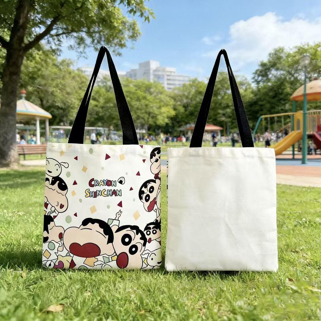 Canvas Tote Bag - 2026 New Crayon Shin-chan Canvas Tote