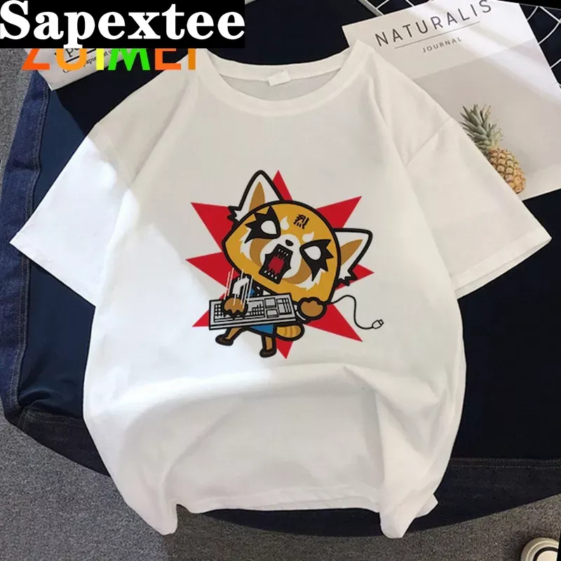 Women'S Fashion Vogue - Women Anime Japanese Aggretsuko Harajuk Print