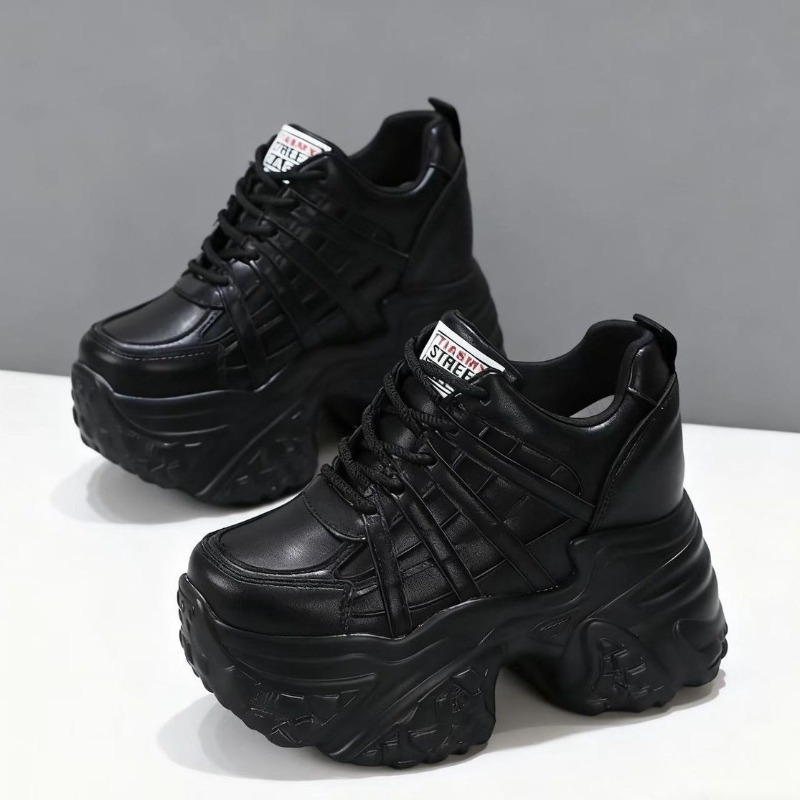 Women'S Fashion Gym Shoes - 2026 New 10M 12CM Genuine Leather