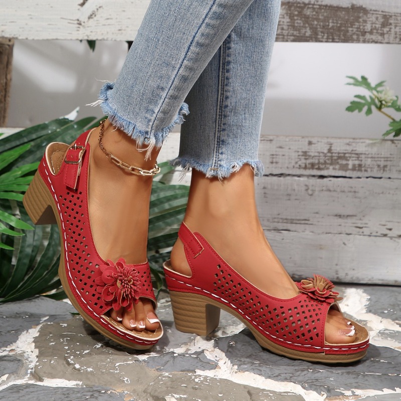 Women Chunky Heel Sandals Summ - Women Fashion Trend 2026 review and price