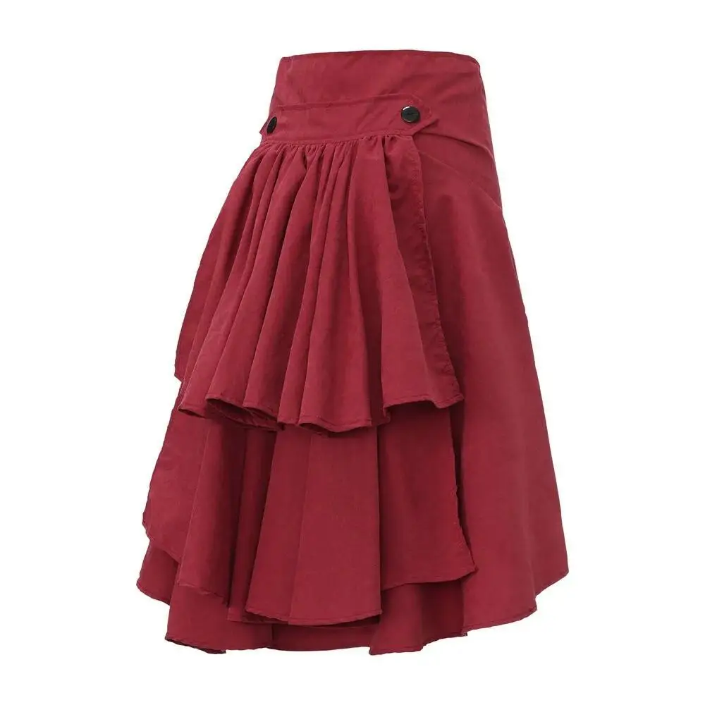 women's punk tailcoat Renaissa - Pleated Skirt Women review and price