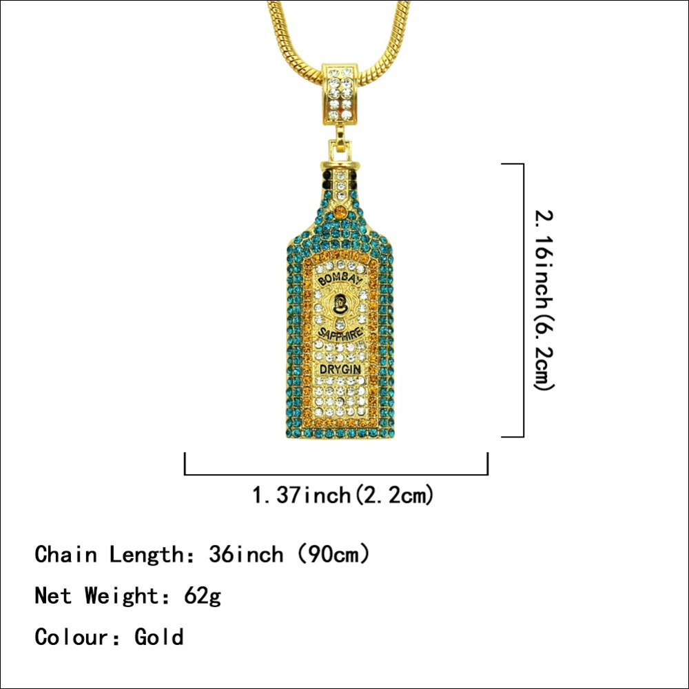 Big Wine bottle Necklaces Full - Women'S Fashion Vogue review and price