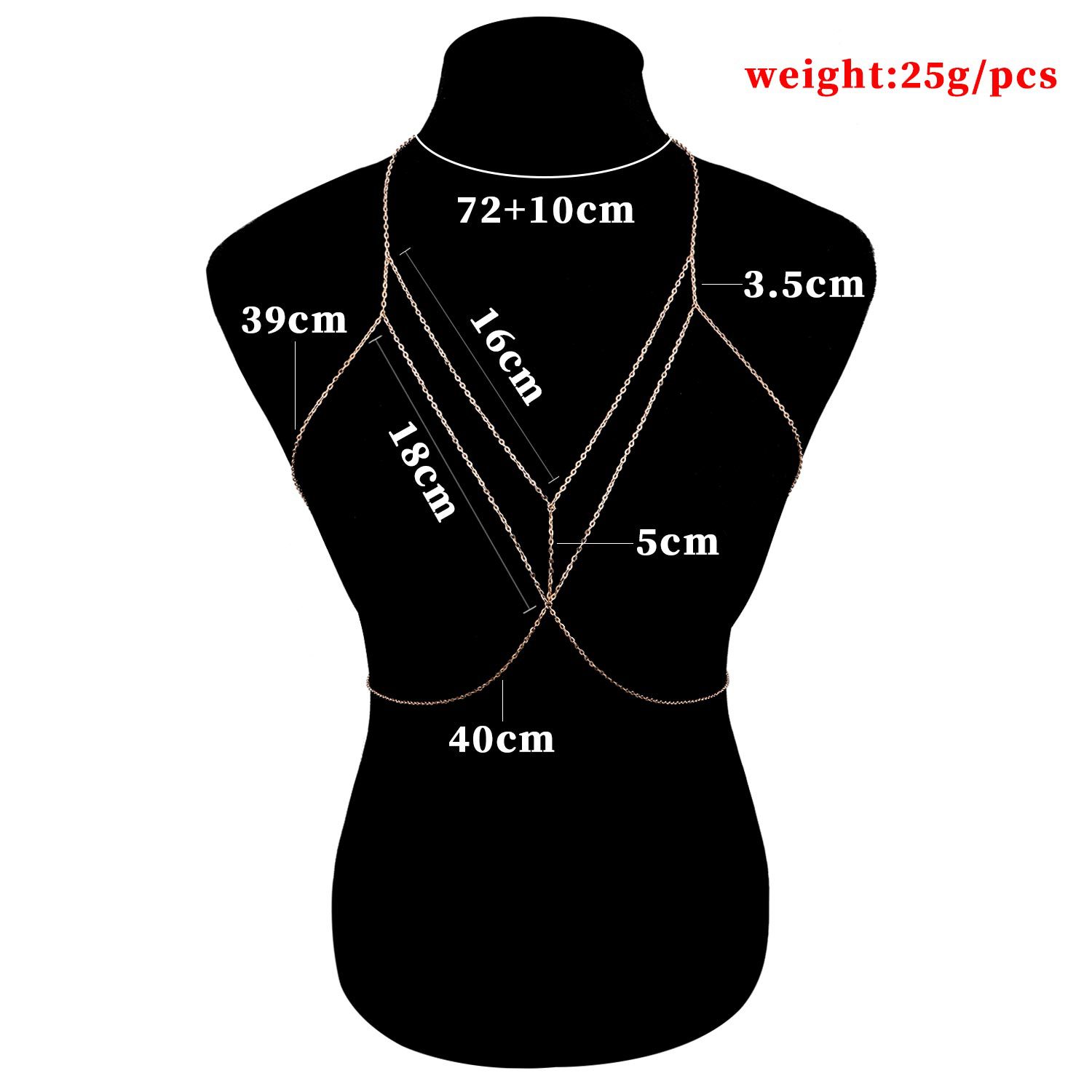 Sex Staggered Body Chain For W - Women Fashion Jewellery review and price