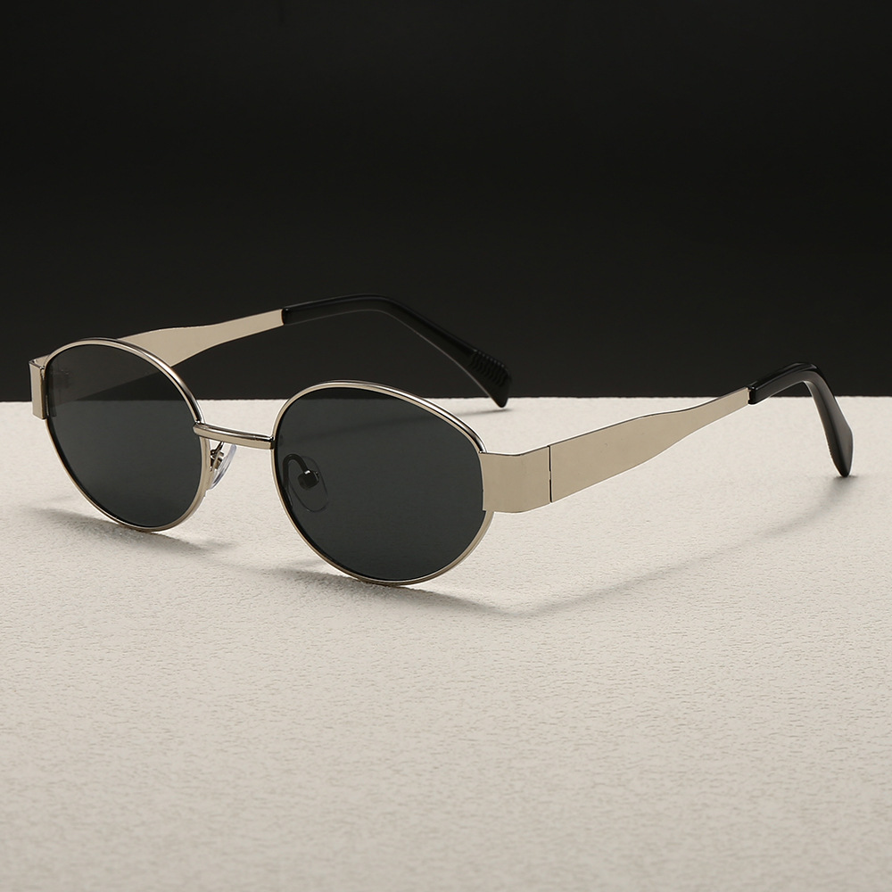 Trendy Round Frame Metal Sungl - Women'S Fashion Eyewear review and price
