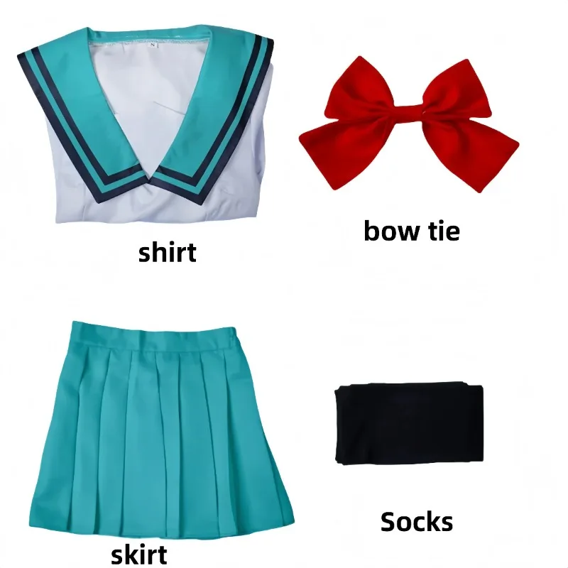 Anime Style Japanese Sailor Un - Pleated Skirt Women review and price