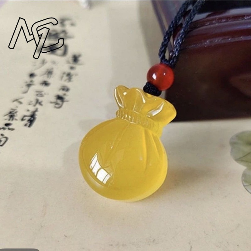 Natural Agate Blessing Bag Pen - Women Fashion Jewellery review and price