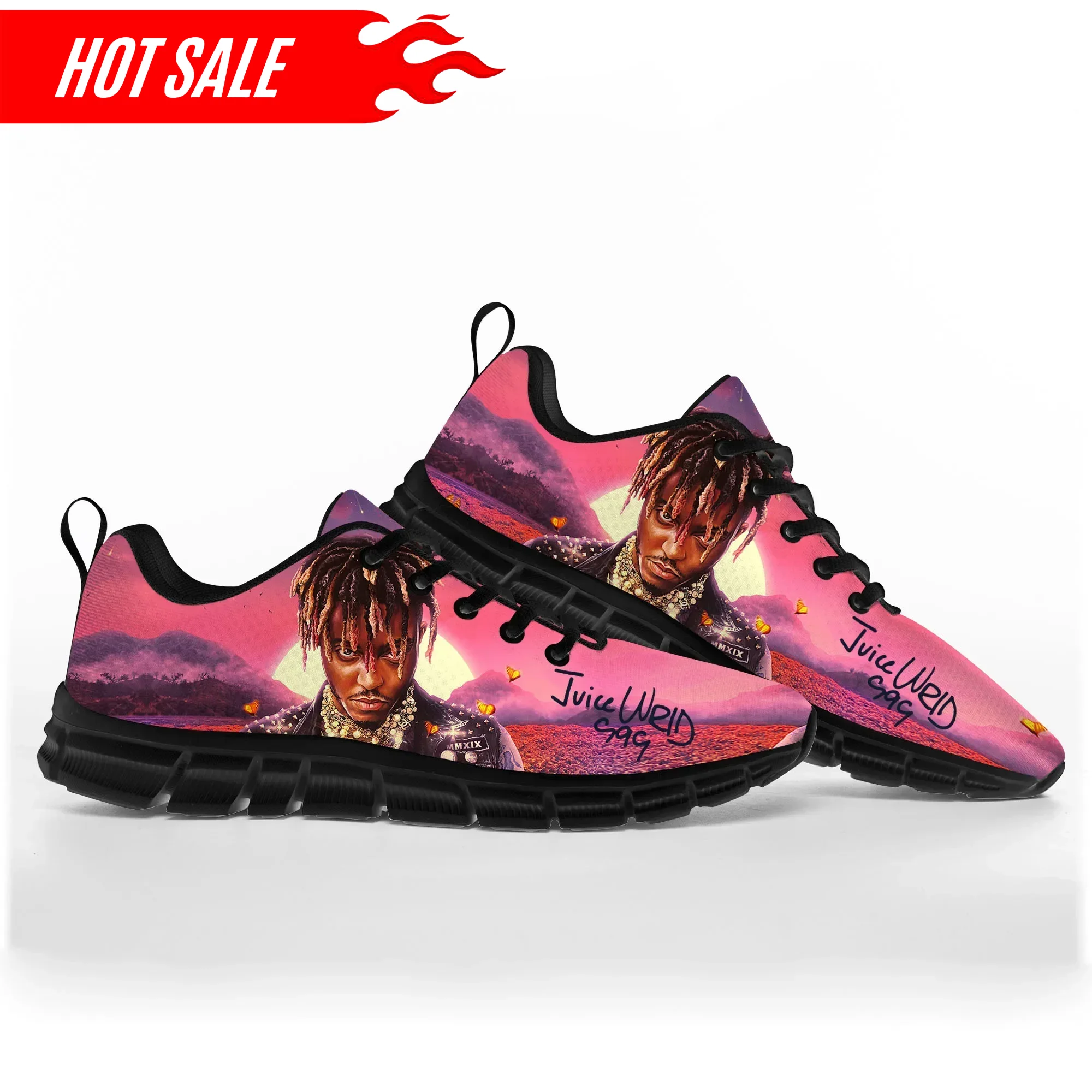 Hot Juice Wrld Hip Hop Rapper  - Women'S Fashion Gym Shoes review and price