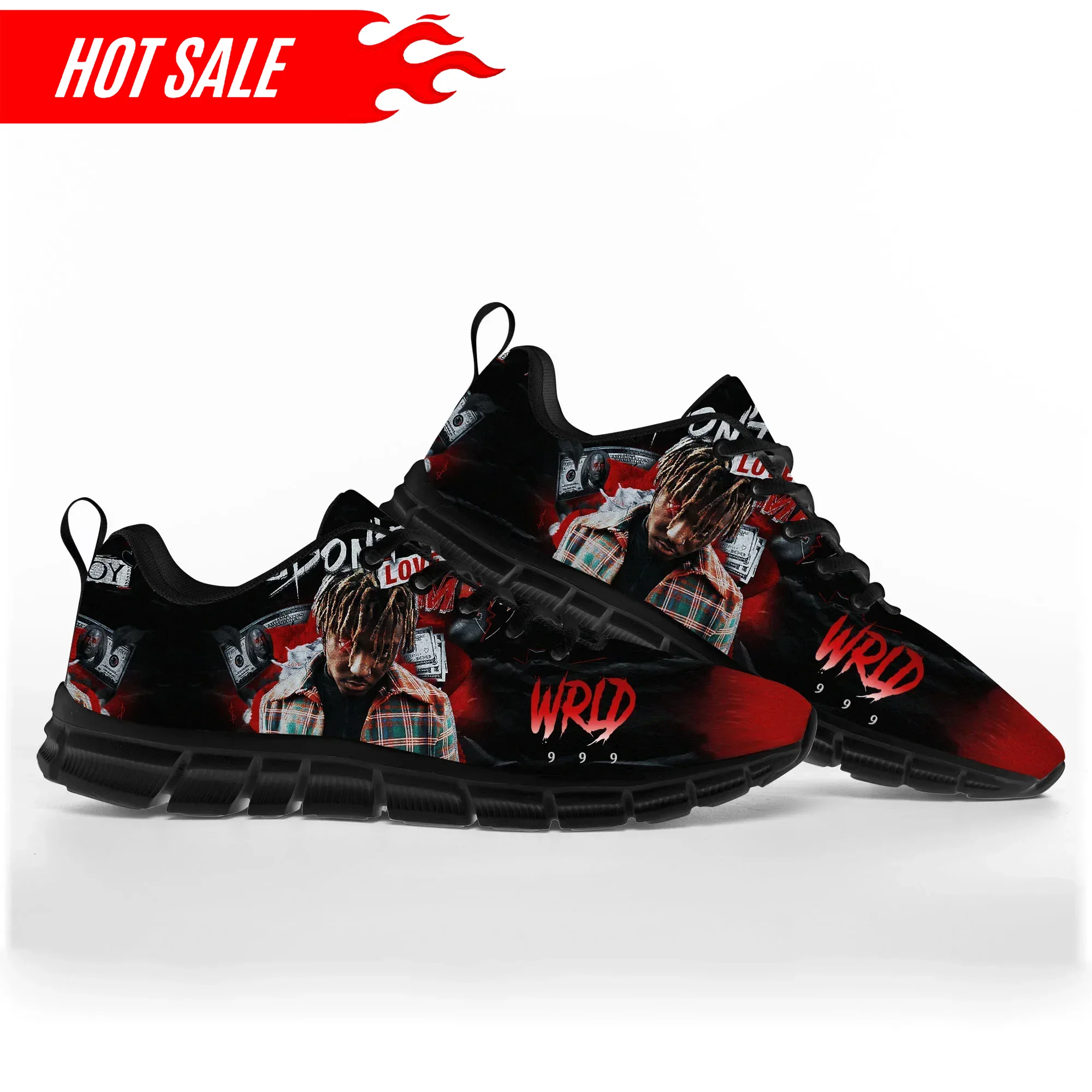Hot Juice Wrld Hip Hop Rapper  - Women'S Fashion Gym Shoes review and price