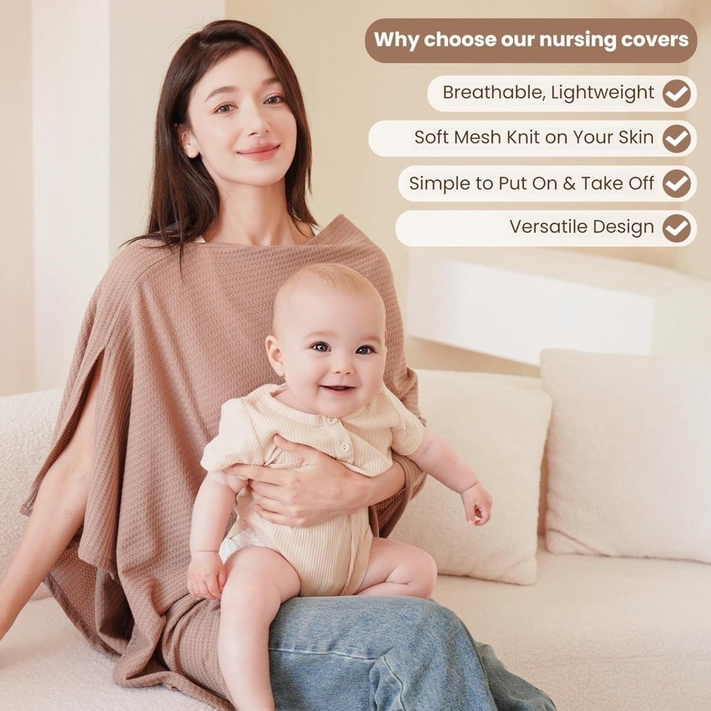 Soft Nursing Cover for Breastf - Women'S Fashion Poncho review and price