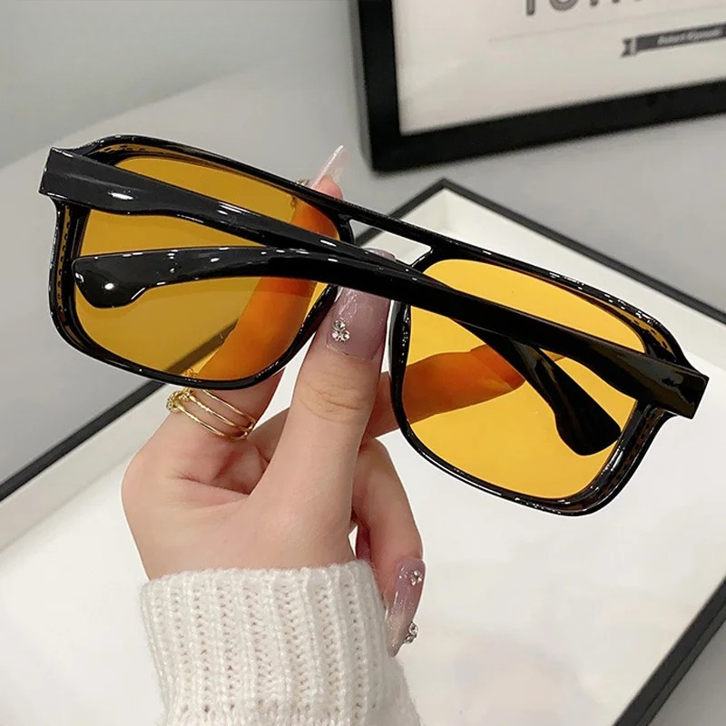 Square Double Bridges Sunglass - Women'S Fashion Eyewear review and price