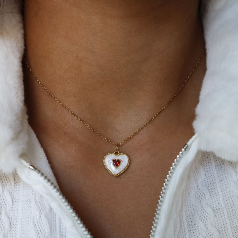 Classical White Enamel Red Zir - Women'S Day Fashion Show review and price