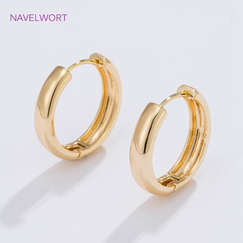 6 Sizes Gold Plated Circle Hoo - Women Fashion Jewellery review and price