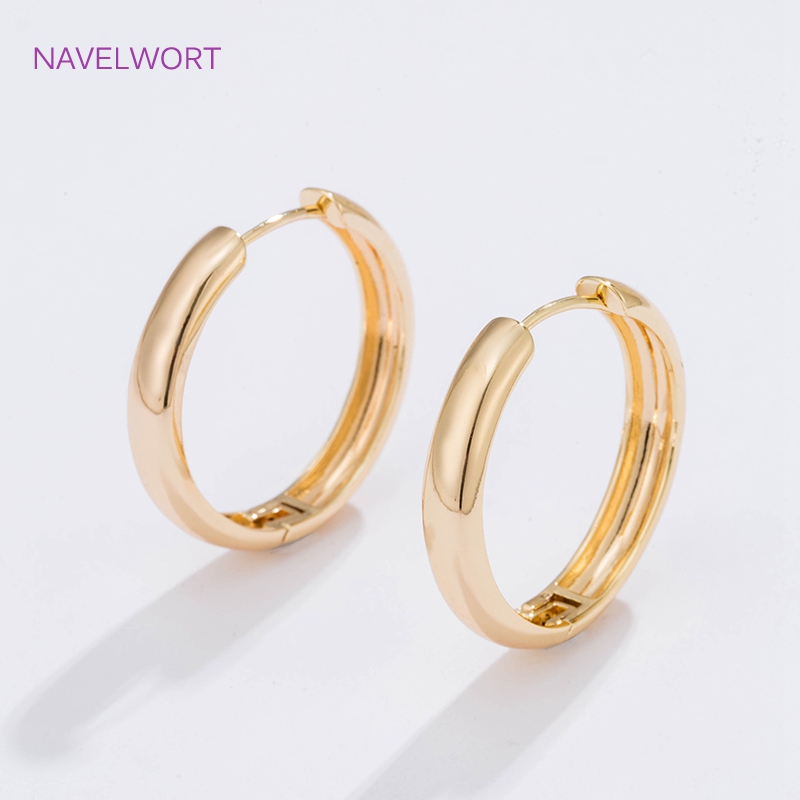 6 Sizes Gold Plated Circle Hoo - Women Fashion Jewellery review and price
