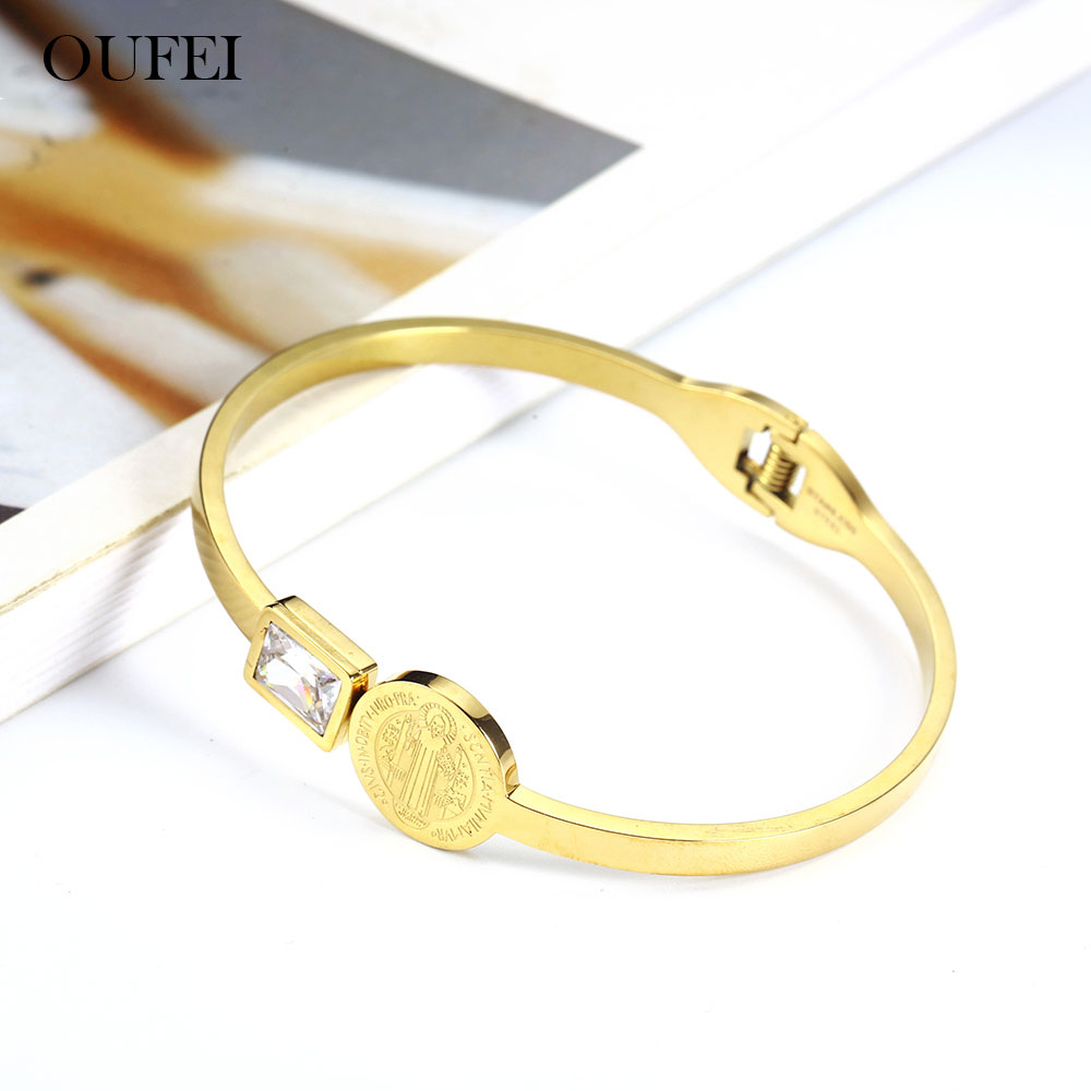 OUFEI Bangles Stainless Steel  - Women'S Fashion Vogue review and price