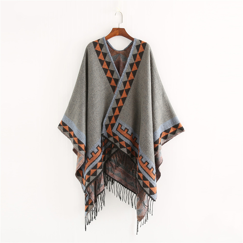 Indian Style Fashion Geometric - Women'S Fashion Poncho review and price