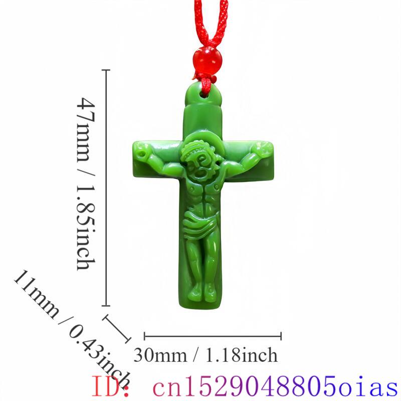 Green Real Jade Cross Pendant  - Women Fashion Jewellery review and price