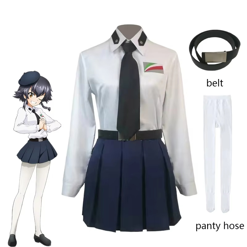 Anime GIRLS und PANZER Anzio H - Pleated Skirt Women review and price
