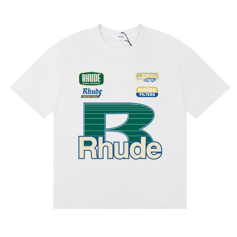 Streetwear Brand Rhude T-shirt - Women Fashion Brand Logo review and price
