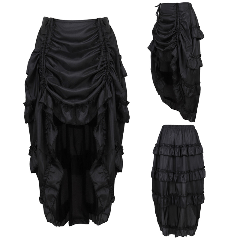 Steampunk Women Skirts Gothic  - Pleated Skirt Women review and price