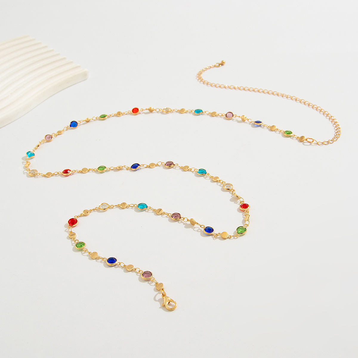 Simple Colorful Geometric Crys - Women Fashion Jewellery review and price