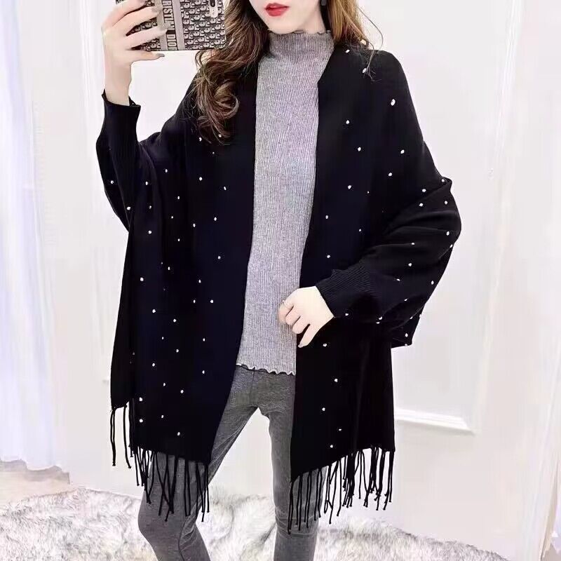 4 Colors Soild Cloak Oversize  - Women'S Fashion Poncho review and price