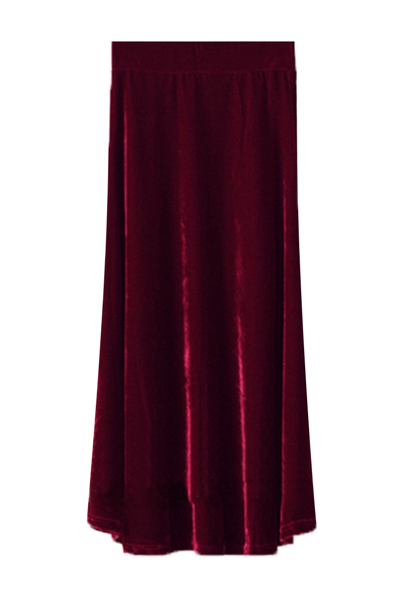 TIYIHAILEY-Women's Velour Plea - Pleated Skirt Women review and price