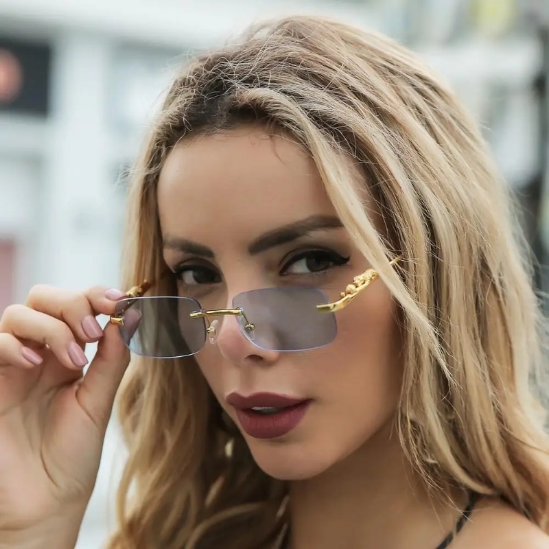 Rimless Square Sunglasses Wome - Women'S Fashion Reading Glasses review and price