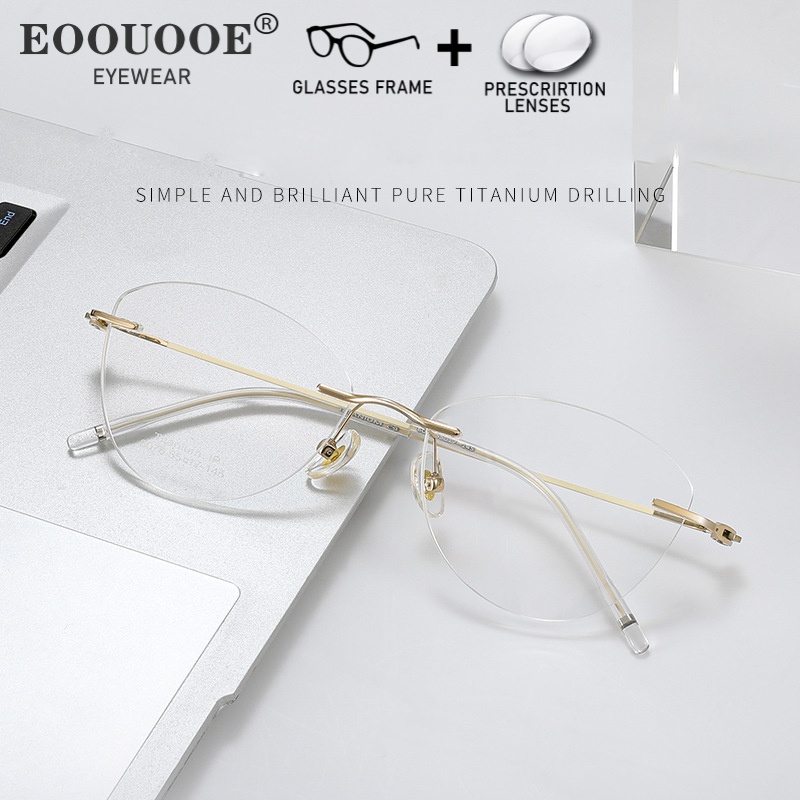 Cat Eye Rimless Glasses Fashio - Women'S Fashion Reading Glasses review and price