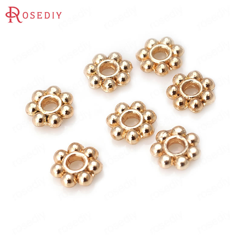 18K Gold Color Brass Flower Sp - Women Fashion Jewellery review and price