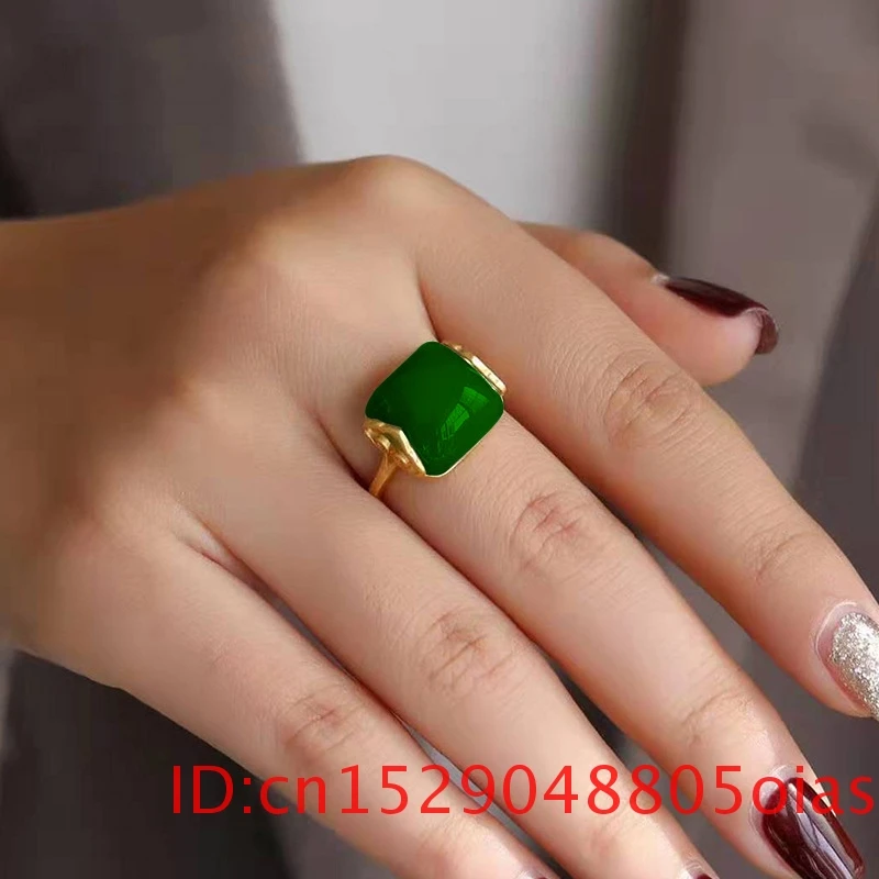 Natural Hetian Jade Ring Fashi - Women Fashion Jewellery review and price